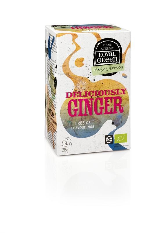 Royal Green Deliciously ginger bio (16 Zakjes) Top Merken Winkel